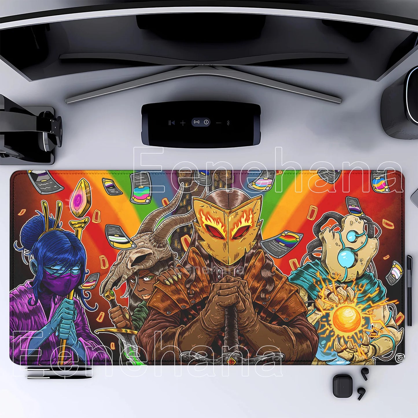 Slay the Spire 2 Colors Desk Mat