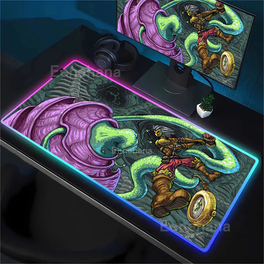 Slay the Spire 2 Green RGB Desk Mat